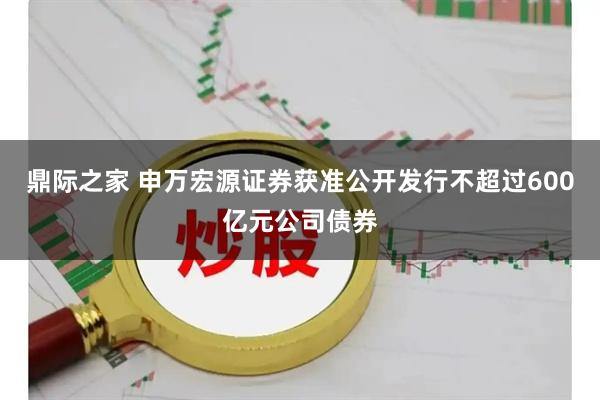 鼎际之家 申万宏源证券获准公开发行不超过600亿元公司债券