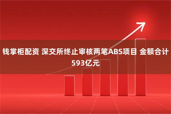 钱掌柜配资 深交所终止审核两笔ABS项目 金额合计593亿元