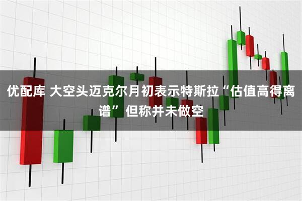 优配库 大空头迈克尔月初表示特斯拉“估值高得离谱” 但称并未做空